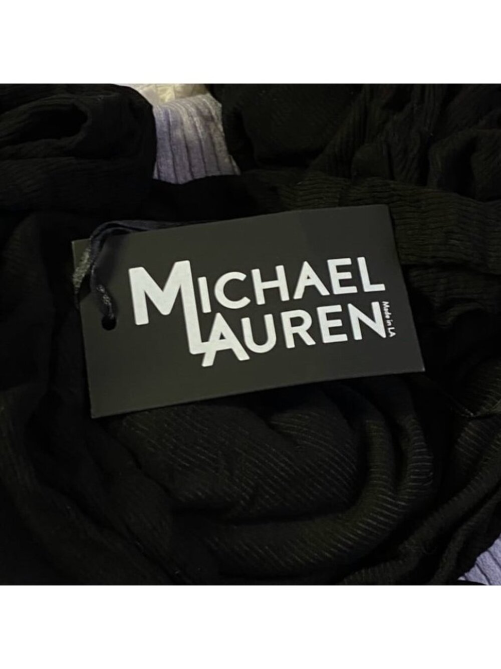 Michael Lauren Eric Top - Black - Picture 3 of 9